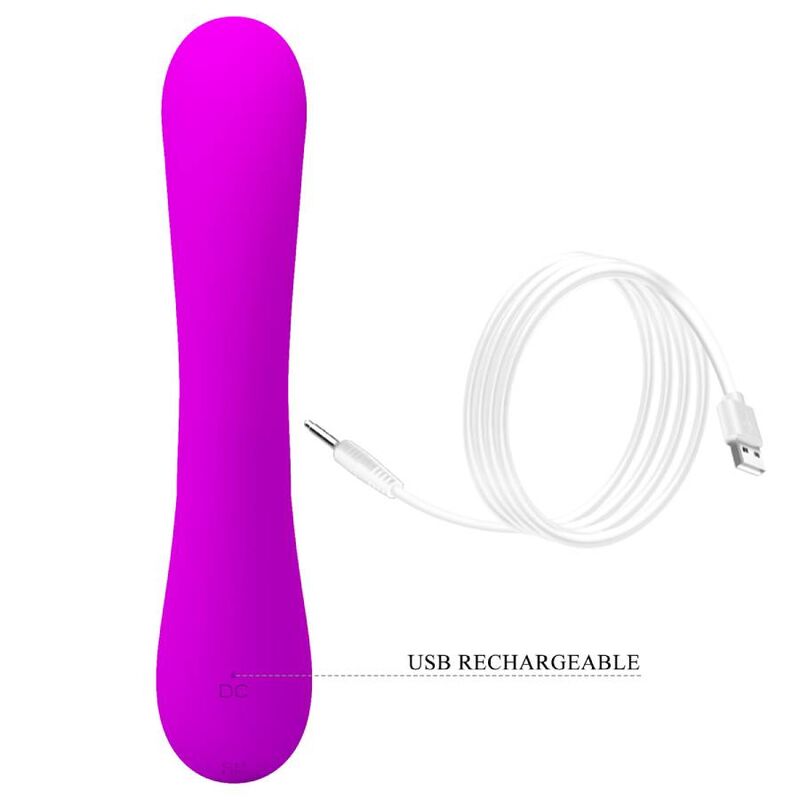 PRETTY LOVE - SINCERE VIBRATOR AND CLITORIS SUCKER PURPLE SILICONE PRETTY LOVE