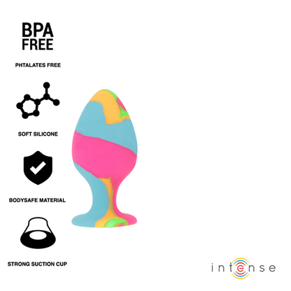 INTENSE - MULTICOLOR SILICONE PLUG SET INTENSE ANAL TOYS