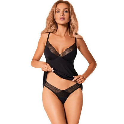 OBSESSIVE - BELLA ROU TOP & PANTIES XS/S OBSESSIVE SETS