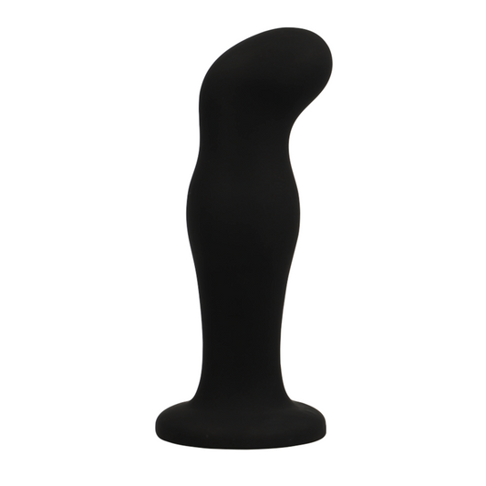 BLACK&SILVER - SEAN PLUG ANAL PREMIUM SILICONE BLACK - ToysByMonk