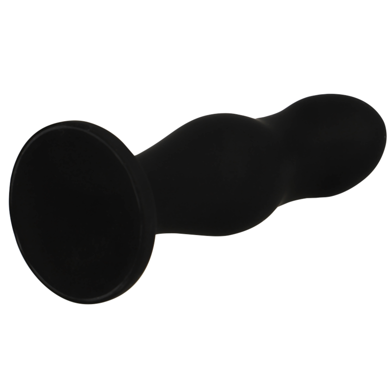 BLACK&SILVER - SEAN PLUG ANAL PREMIUM SILICONE BLACK - ToysByMonk