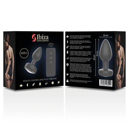 IBIZA - REMOTE CONTROL ANAL PLUG SIZE S IBIZA TECHNOLOGY