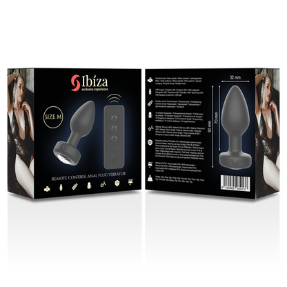 IBIZA - REMOTE CONTROL ANAL PLUG SIZE M - ToysByMonk