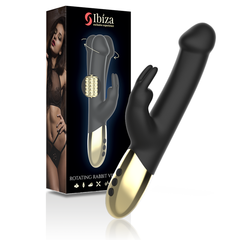IBIZA - ROTATING RABBIT VIBRATOR - ToysByMonk