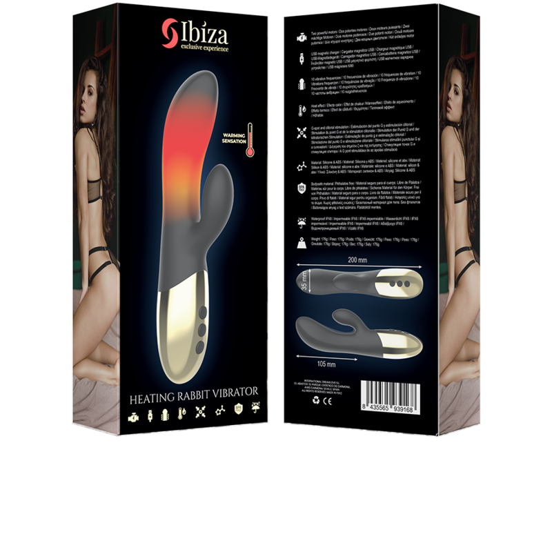 IBIZA - HEATING RABBIT VIBRATOR - ToysByMonk