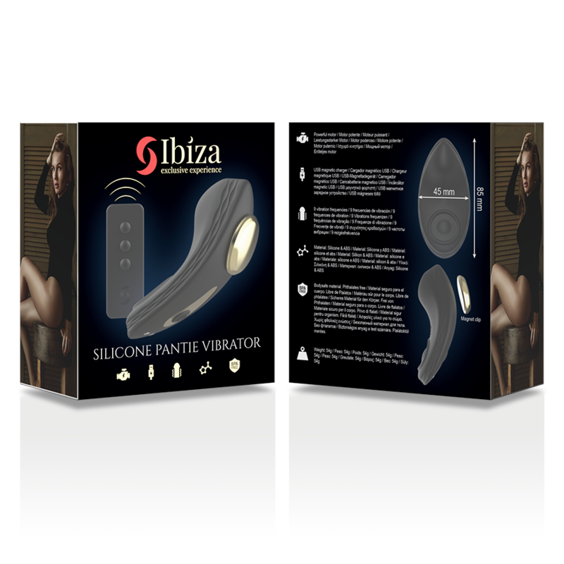 IBIZA - SILICONE PANTIE VIBRATOR REMOTE CONTROL - ToysByMonk