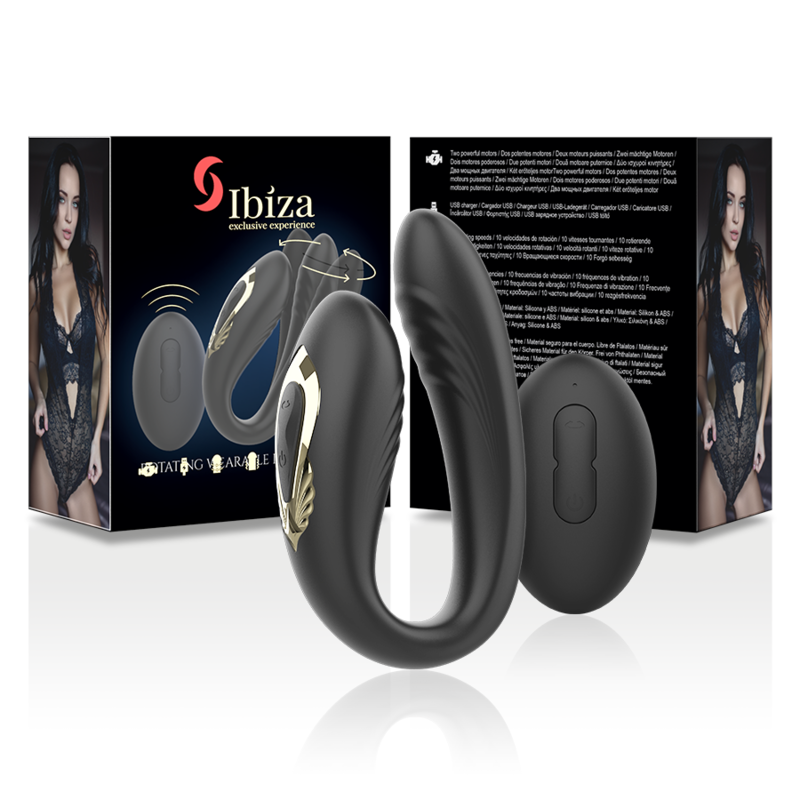 IBIZA - ROTATING DUAL VIBRATOR - ToysByMonk