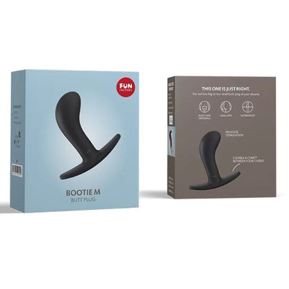 FUN FACTORY - BOOTIE ANAL PLUG MEDIUM BLACK - ToysByMonk