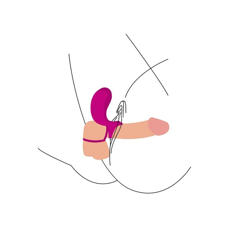 XOCOON - COUPLES STIMULATOR RING FUCHSIA - ToysByMonk