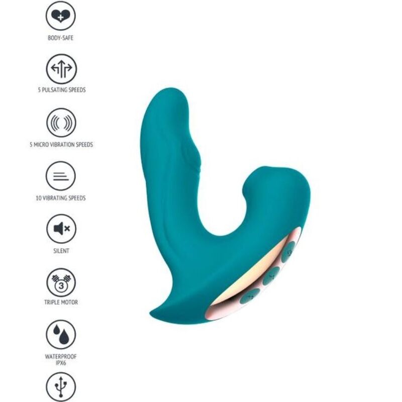 XOCOON - ETERNAL LOVE VIBE STIMULATOR GREEN - ToysByMonk