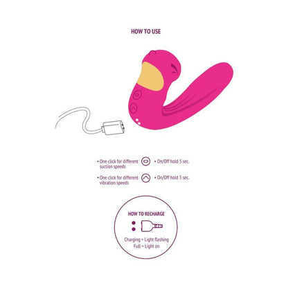 XOCOON - CELESTIAL LOVE VIBE STIMULATOR FUCHSIA - ToysByMonk