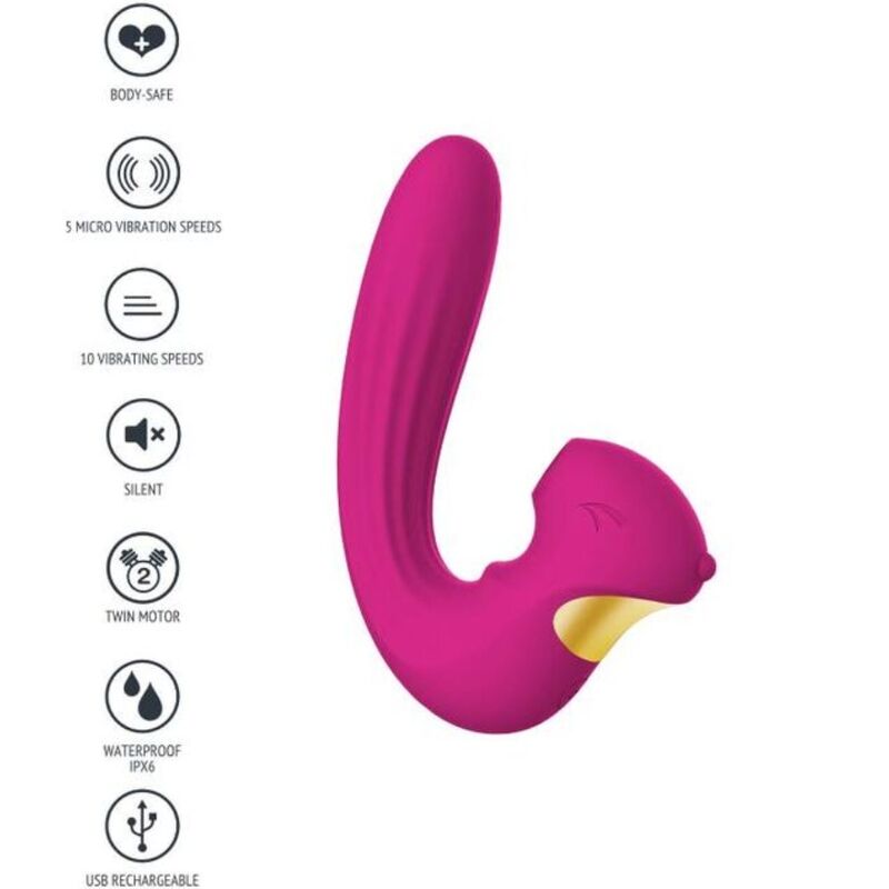 XOCOON - CELESTIAL LOVE VIBE STIMULATOR FUCHSIA - ToysByMonk