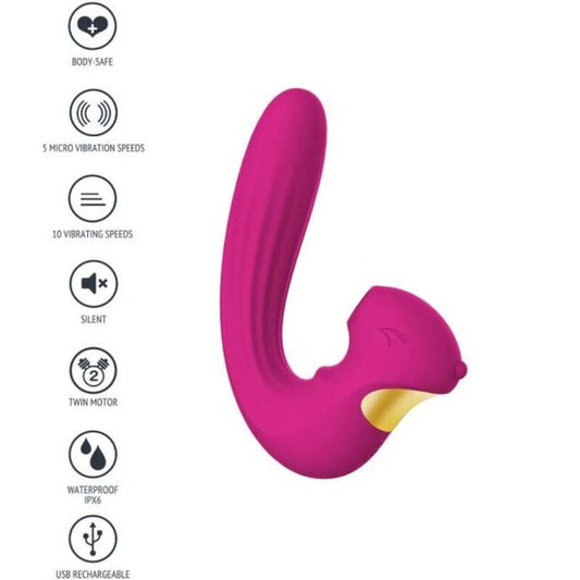 XOCOON - CELESTIAL LOVE VIBE STIMULATOR FUCHSIA - ToysByMonk