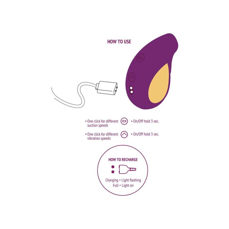 XOCOON - DIVINE LOVE STIMULATOR PURPLE - ToysByMonk