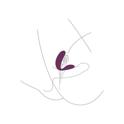 XOCOON - BOUND LOVE COUPLES VIBRATOR PURPLE XOCOON