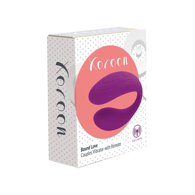 XOCOON - BOUND LOVE COUPLES VIBRATOR PURPLE - ToysByMonk