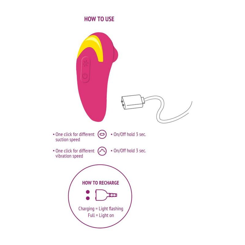 XOCOON - INFINITE LOVE STIMULATOR FUCHSIA - ToysByMonk