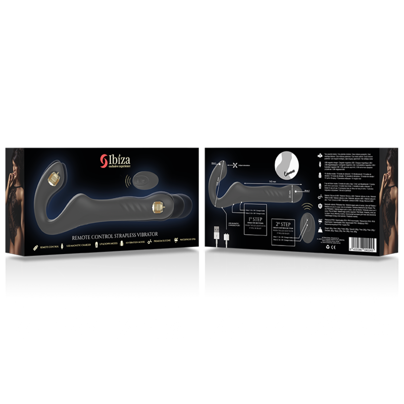 IBIZA - REMOTE CONTROL STRAPLESS VIBRATOR IBIZA TECHNOLOGY