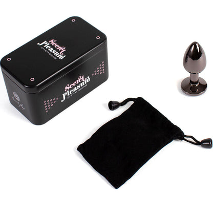 SECRETPLAY - GUNMETAL BUTT PLUG SMALL SIZE 7 CM - ToysByMonk