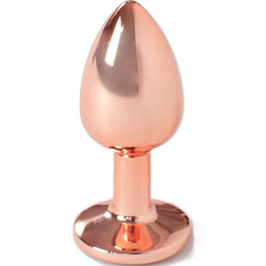 SECRETPLAY - METAL BUTT PLUG ROSE GOLD SMALL SIZE 7 CM - ToysByMonk
