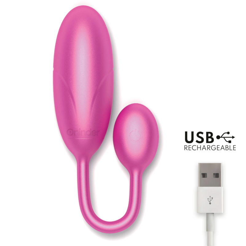 ONINDER - DENVER VIBRATING EGG PINK 7 X 2.7 CM FREE APP - ToysByMonk