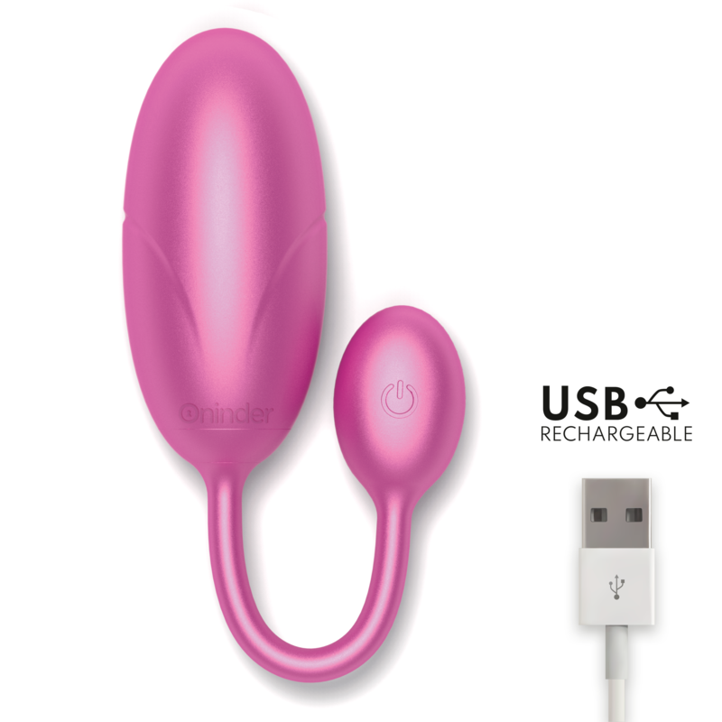 ONINDER - TOKYO VIBRATING EGG PINK 7.5 X 3.2 CM FREE APP ONINDER
