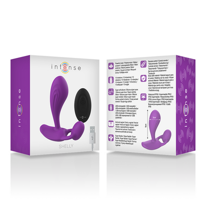 INTENSE - SHELLY PLUG ANAL REMOTE CONTROL PURPLE - ToysByMonk