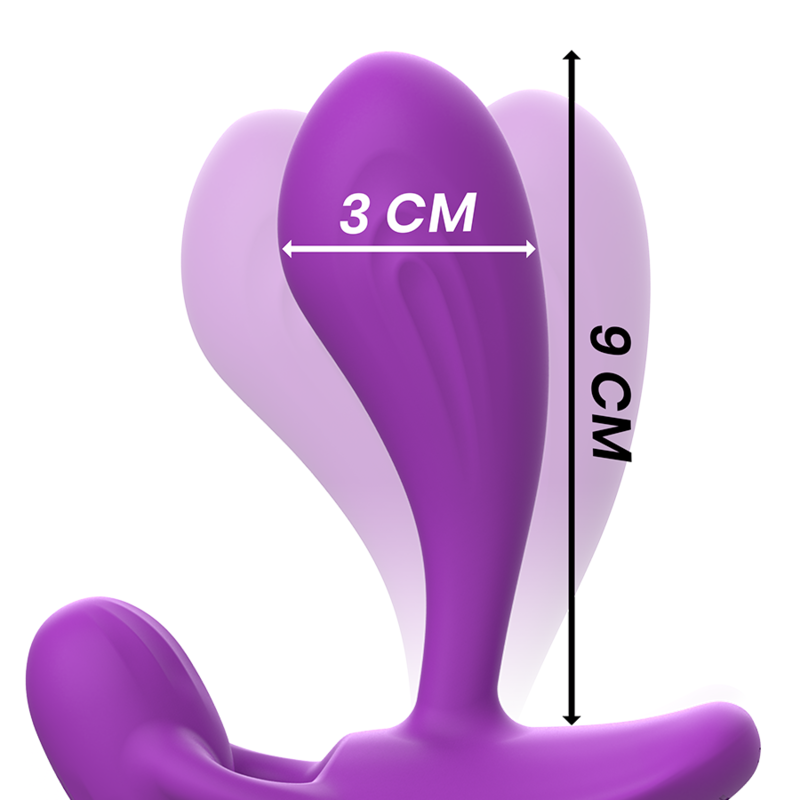 INTENSE - SHELLY PLUG ANAL REMOTE CONTROL PURPLE - ToysByMonk