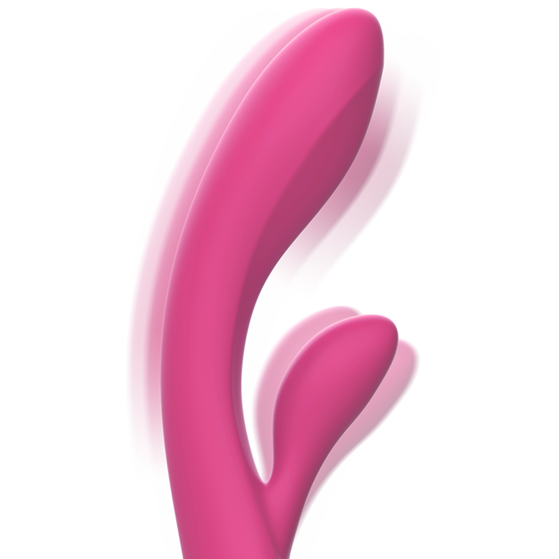 INTENSE - LUIGI RABBIT VIBRATOR PINK LIQUID SILICONE INTENSE FUN