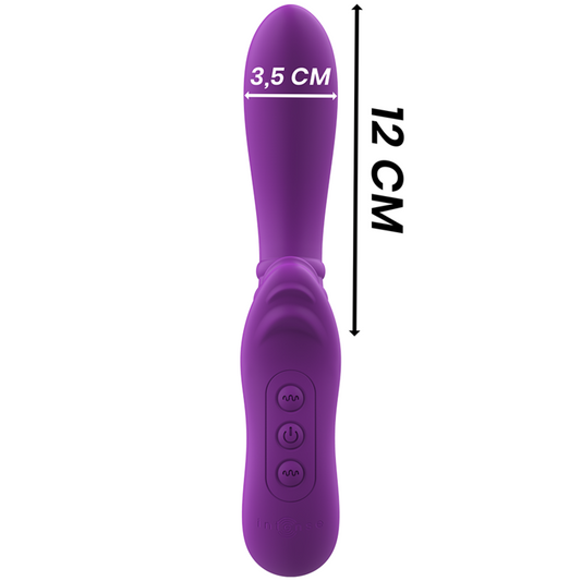 INTENSE - HARRY FLEXIBLE VIBRATOR WITH PURPLE TONGUE INTENSE FUN