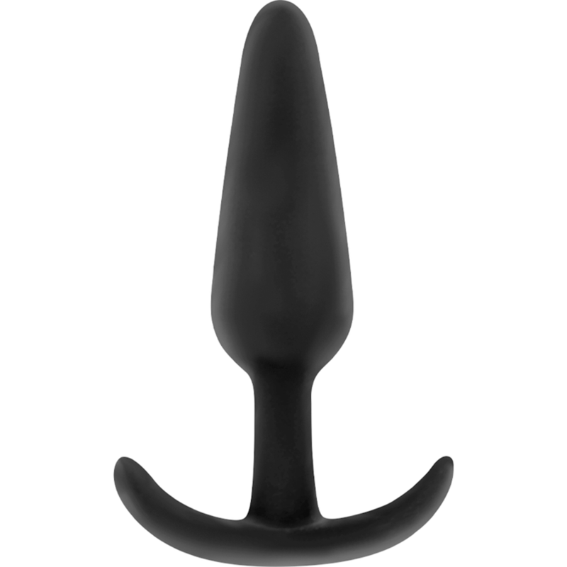 BLACK&SILVER - KAEL SILICONE ANAL PLUG WITH MEDIUM HANDLE - ToysByMonk