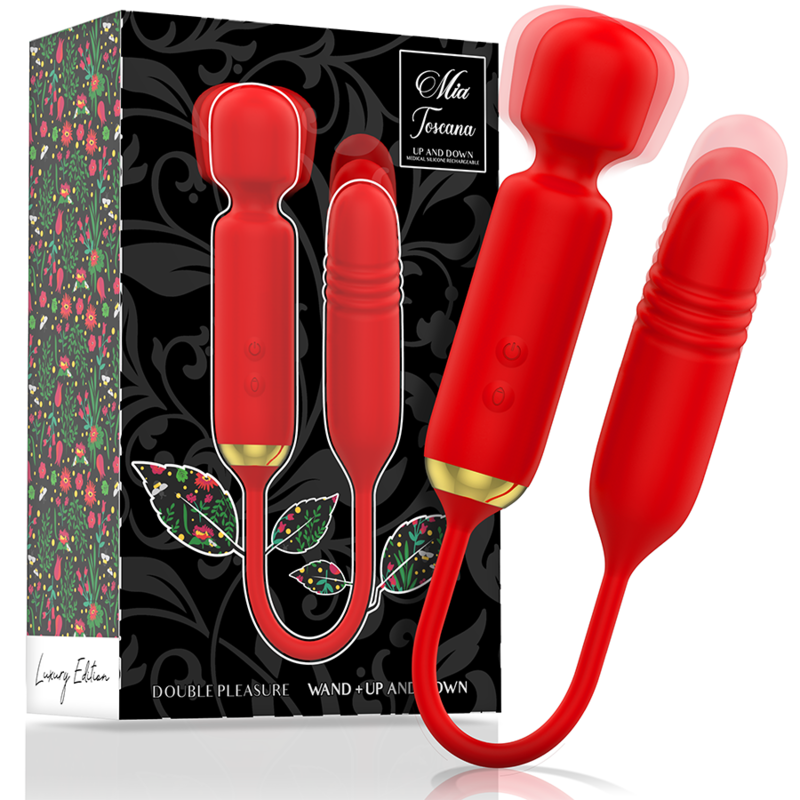 MIA - TOSCANA DOUBLE PLEASURE WAND + UP AND DOWN - ToysByMonk