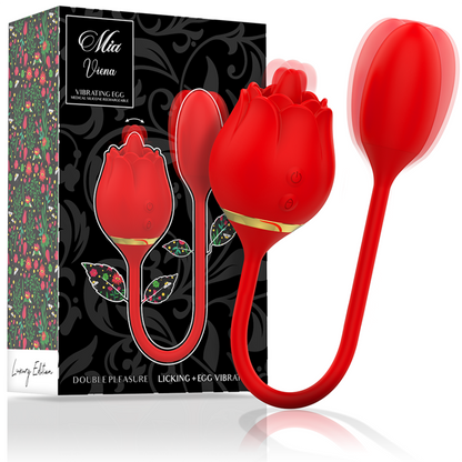 MIA - VIENNA DOUBLE PLEASURE LICKING + VIBRATING EGG - ToysByMonk
