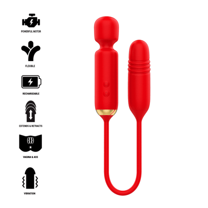 MIA - TOSCANA DOUBLE PLEASURE WAND + UP AND DOWN - ToysByMonk