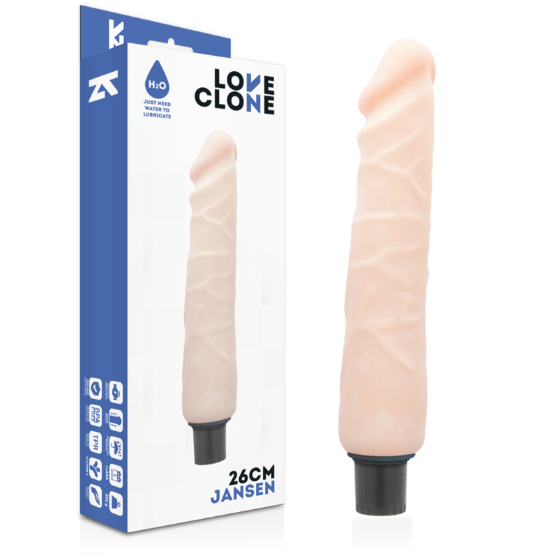 LOVECLONE - JANSEN SELF LUBRICATION VIBRATOR 26 CM -O- 4.2 CM LOVECLONE
