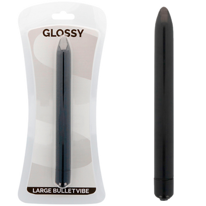 GLOSSY - SLIM VIBRATOR BLACK GLOSSY