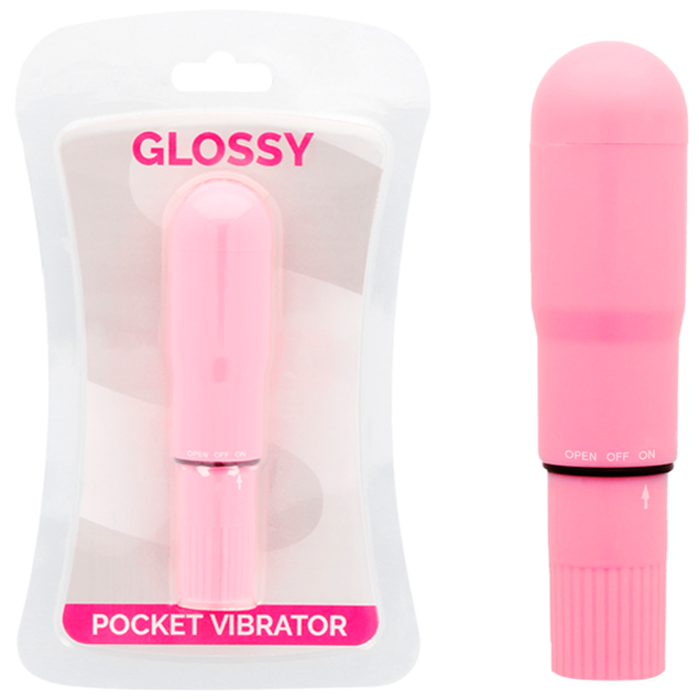 GLOSSY - POCKET VIBRATOR PINK GLOSSY
