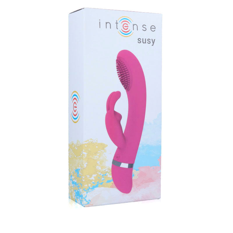 INTENSE - SUSY OSCILLATING VIBRATOR SILICON RABBIT PINK INTENSE COUPLES TOYS