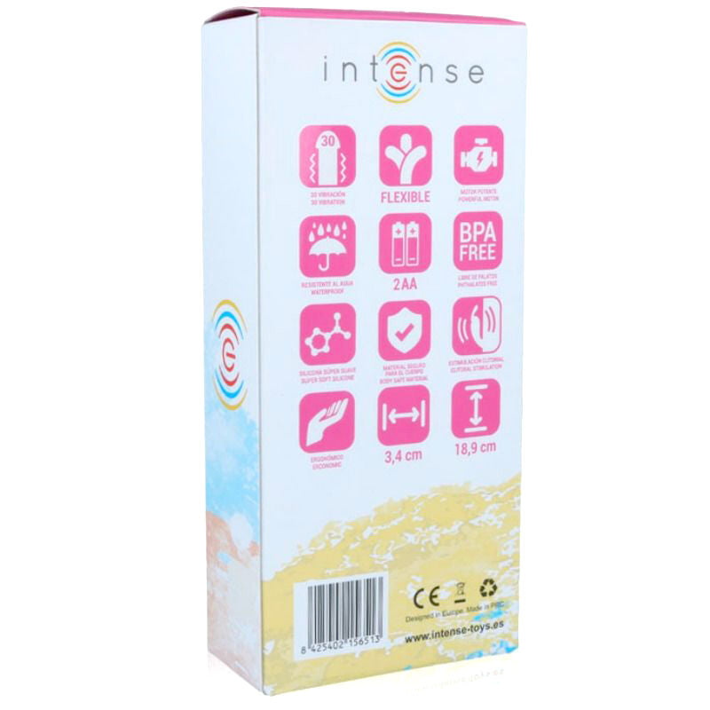 INTENSE - HILARI PINK SILICON LUXE VIBRATOR INTENSE COUPLES TOYS