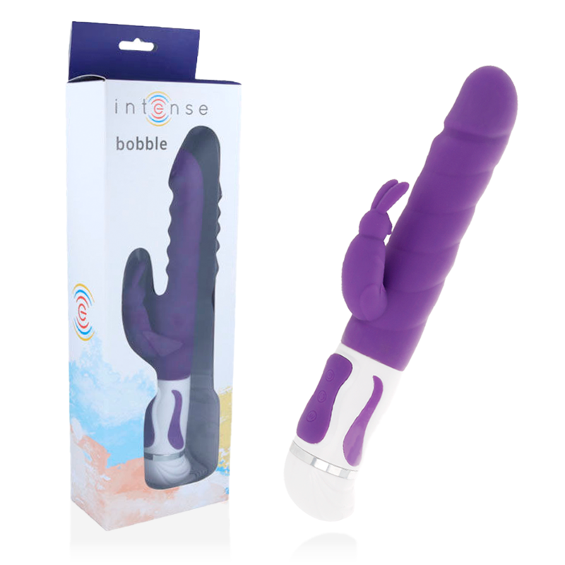 INTENSE - BOBBLE VIBRATOR ROTATOR LILAC SILICONE INTENSE COUPLES TOYS