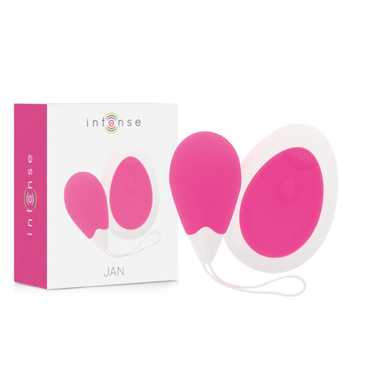 INTENSE - JAN EGG VIBRATOR REMOTE CONTROL PINK - ToysByMonk