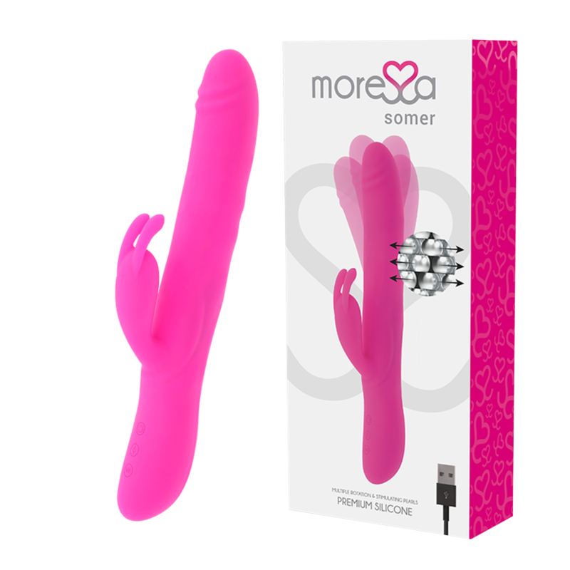 MORESSA - SOMER PREMIUM VIBRATOR WITH MULTIPLE ROTATION - ToysByMonk