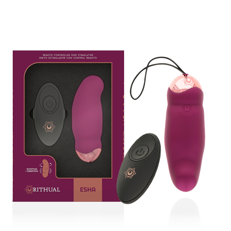 RITHUAL - ESHA EGG REMOTE CONTROL SYSTEM ROTATION + VIBRATION - ToysByMonk