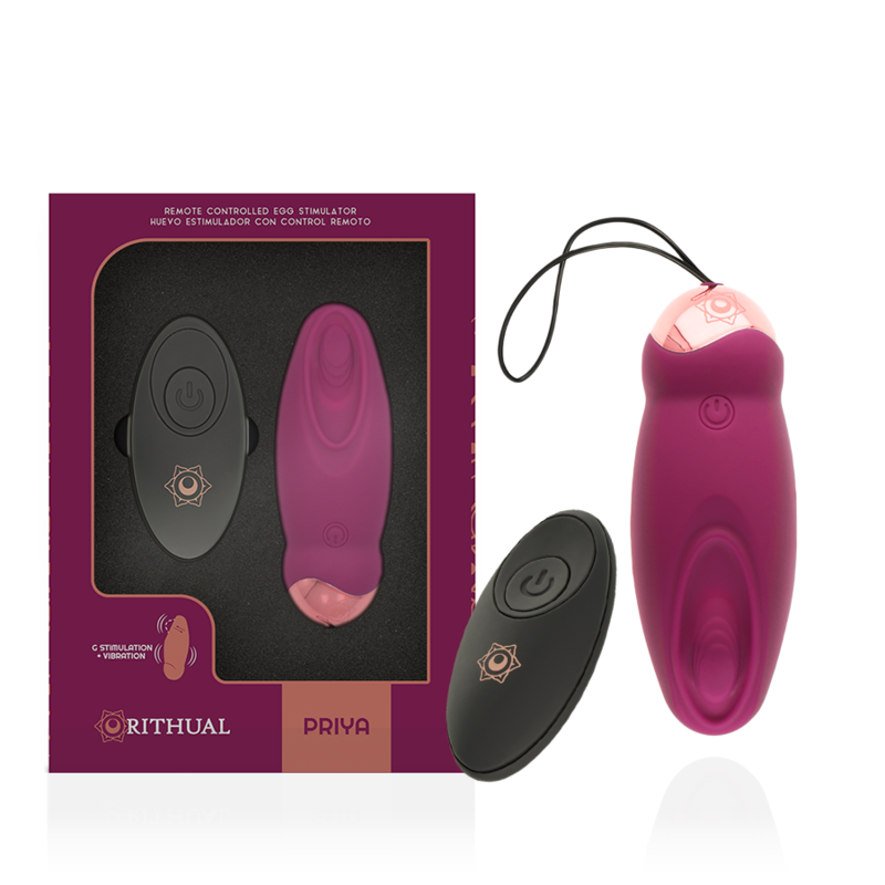 RITHUAL - PRIYA EGG REMOTE CONTROL G-SPOT + VIBRATION - ToysByMonk