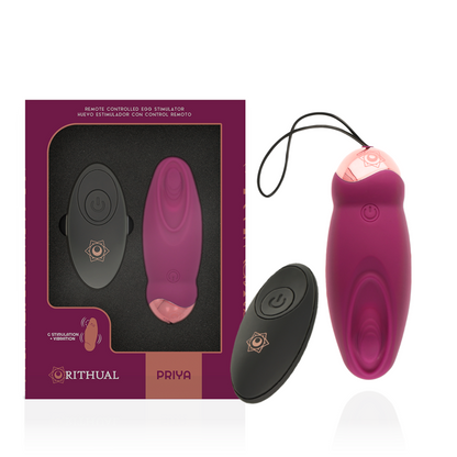 RITHUAL - PRIYA EGG REMOTE CONTROL G-SPOT + VIBRATION RITHUAL