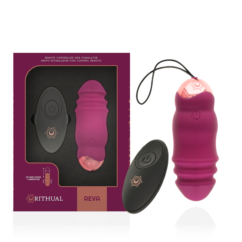 RITHUAL - REVA EGG REMOTE CONTROL UP&DOWN SYSTEM + VIBRATION - ToysByMonk