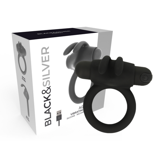BLACK&SILVER - AGRON RING 2.O BLACK&SILVER