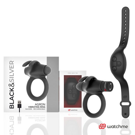 BLACK&SILVER - AGRON REMOTE CONTROL COCKRING WATCHME - ToysByMonk