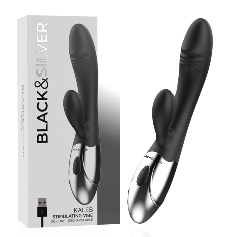 BLACK&SILVER - KALEB STIMULATING VIBE - ToysByMonk