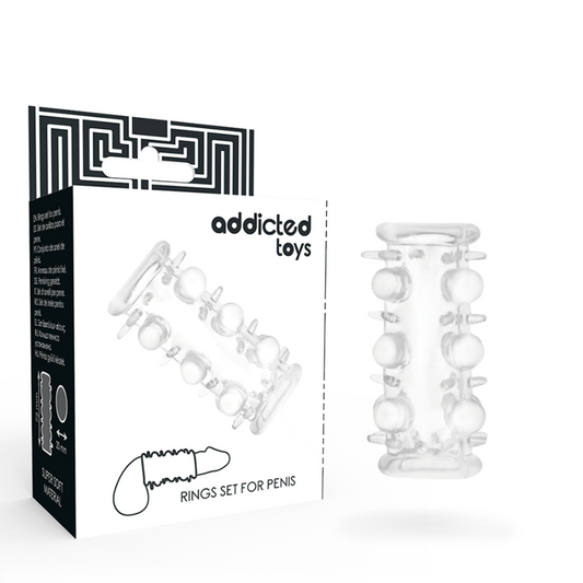 ADDICTED TOYS - PENIS SLEEVE CLEAR ADDICTED TOYS